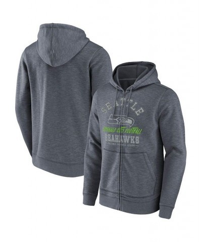 Men's NFL x Darius Rucker Collection by College Navy Seattle Seahawks Slub Full-Zip Hoodie $27.72 Sweatshirt