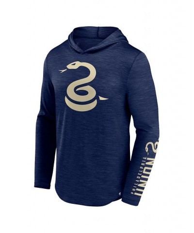 Men's Branded Navy Philadelphia Union First Period Space-Dye Pullover Hoodie $31.85 Sweatshirt