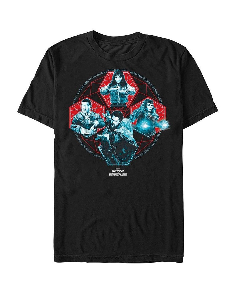 Men's Likeness Doctor Strange Movie 2 Strange Squad Short Sleeve T-shirt Black $17.15 T-Shirts