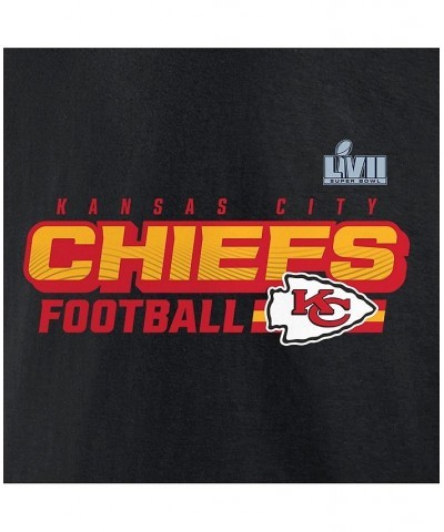 Men's Branded Black Kansas City Chiefs Super Bowl LVII Star Trail Pullover Hoodie $37.22 Sweatshirt