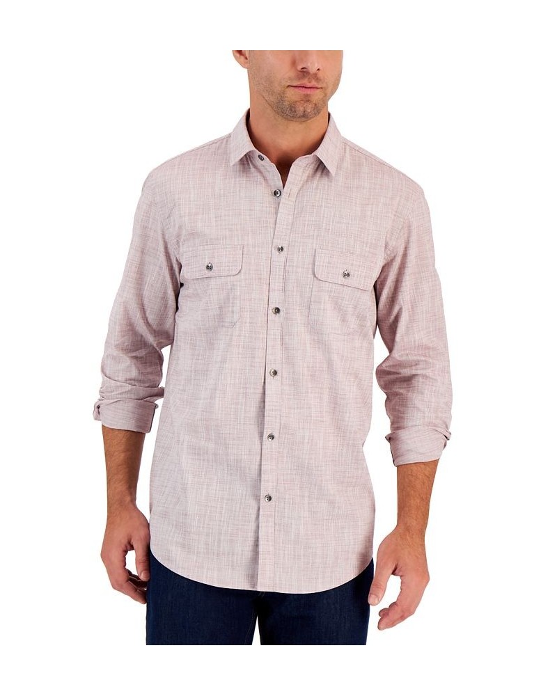 Men's Regular-Fit Solid Shirt PD07 $13.50 Shirts