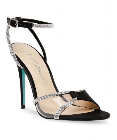 Women's Vera Evening Sandals Black $45.87 Shoes