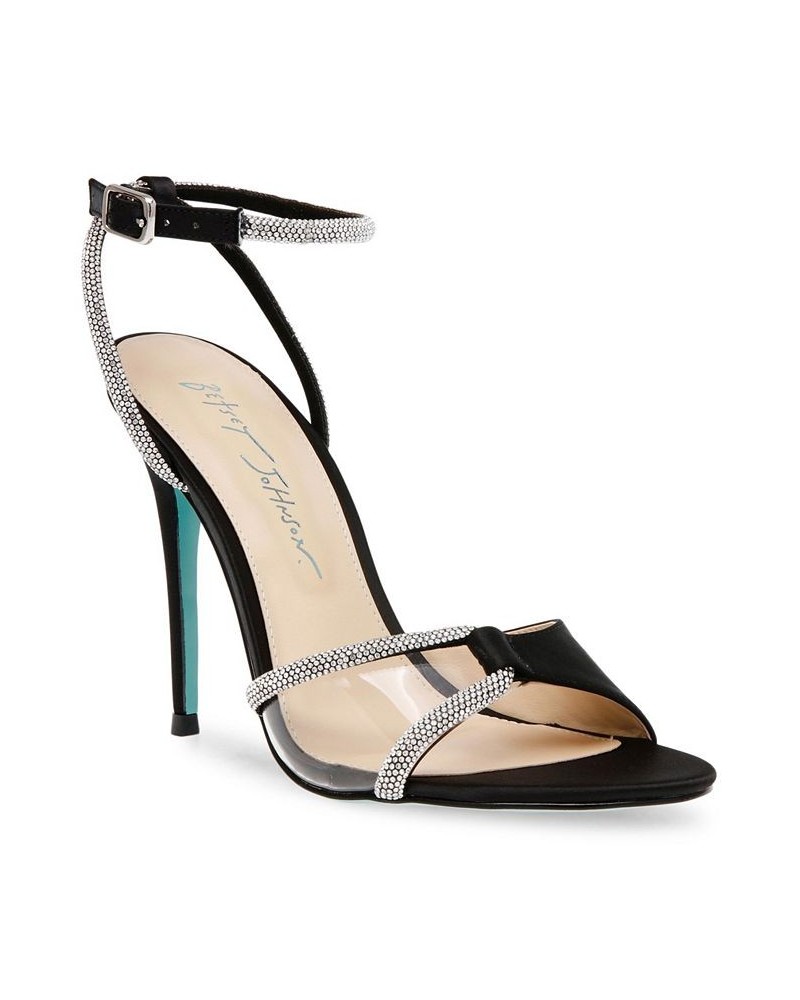 Women's Vera Evening Sandals Black $45.87 Shoes