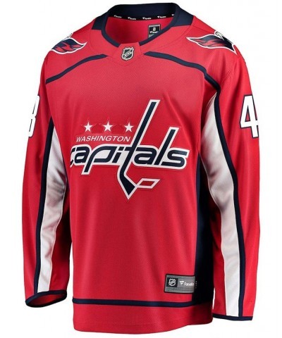 Men's Tom Wilson Red Washington Capitals Home Premier Breakaway Player Jersey $61.05 Jersey