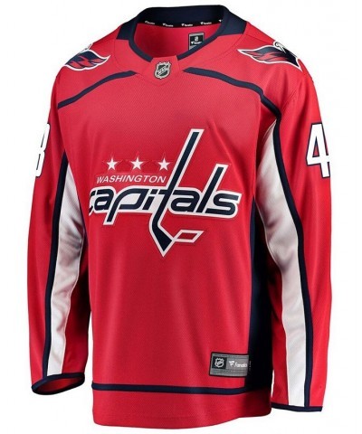 Men's Tom Wilson Red Washington Capitals Home Premier Breakaway Player Jersey $61.05 Jersey