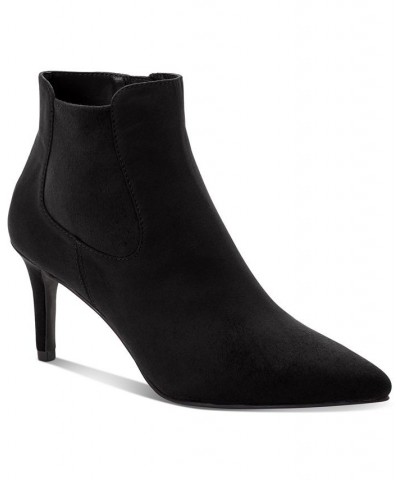 Step N' Flex Women's Jacklynne Pointed-Toe Dress Booties Black $21.12 Shoes