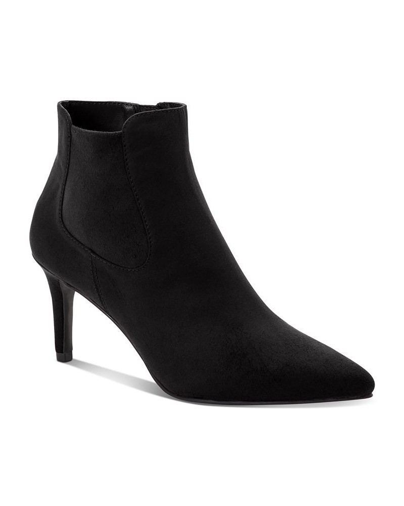 Step N' Flex Women's Jacklynne Pointed-Toe Dress Booties Black $21.12 Shoes