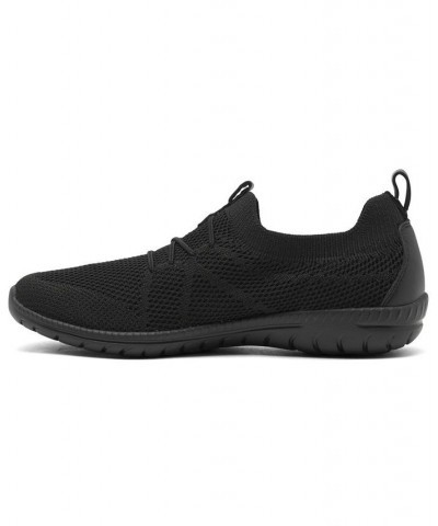 Women's Arch Fit Flex Slip-On Walking Sneakers Black $40.50 Shoes