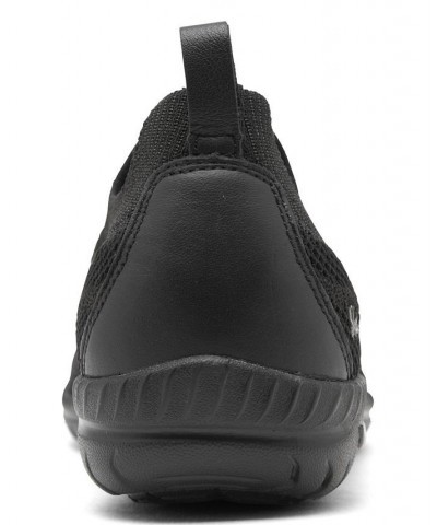 Women's Arch Fit Flex Slip-On Walking Sneakers Black $40.50 Shoes