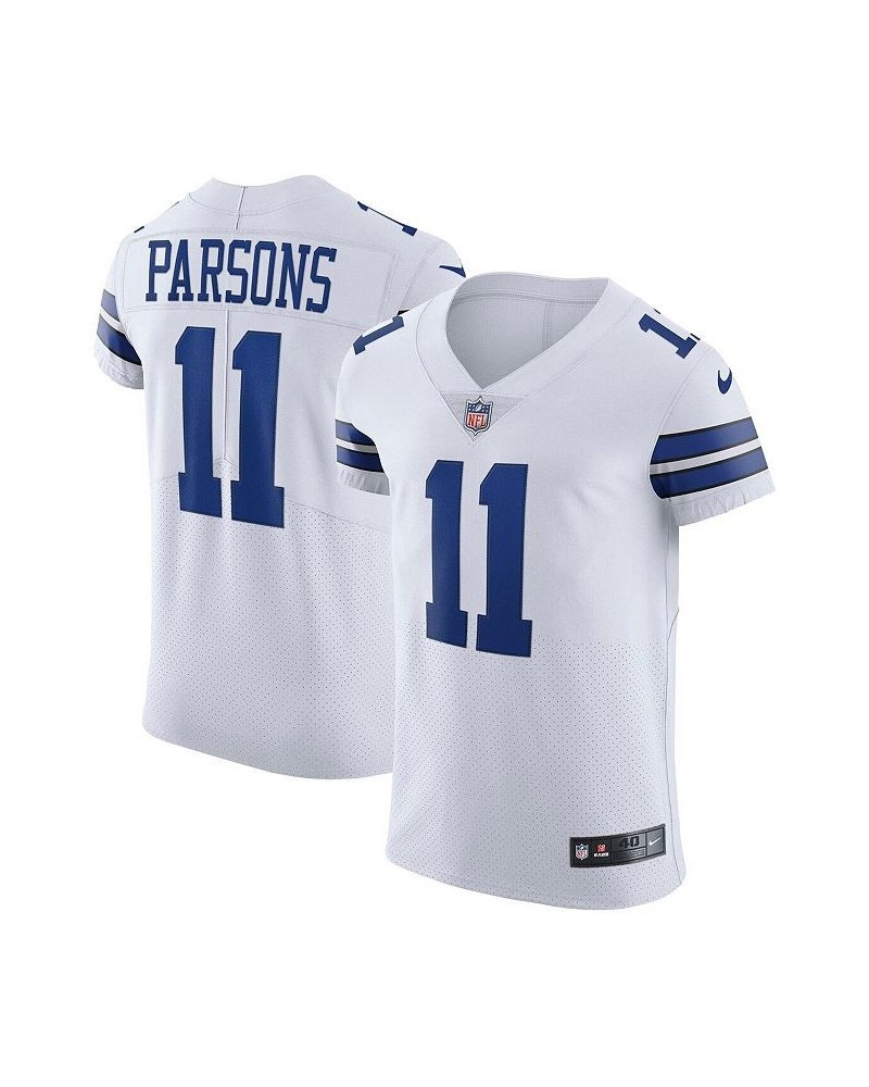 Men's Micah Parsons White Dallas Cowboys Vapor Elite Jersey $144.90 Jersey