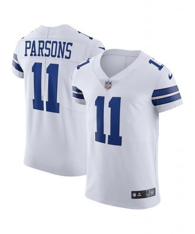 Men's Micah Parsons White Dallas Cowboys Vapor Elite Jersey $144.90 Jersey