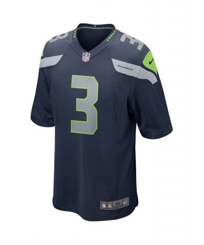 Men's Russell Wilson College Navy Seattle Seahawks Game Player Jersey $57.50 Jersey