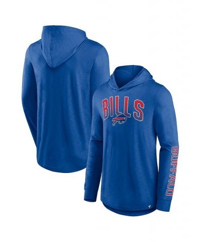 Men's Branded Royal Buffalo Bills Front Runner Pullover Hoodie $22.96 Sweatshirt