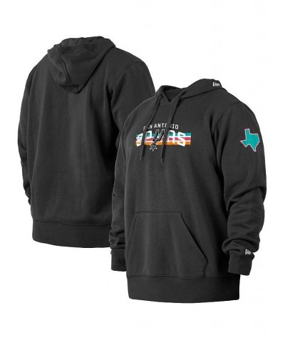 Men's Black San Antonio Spurs 2021/22 City Edition Big and Tall Pullover Hoodie $33.00 Sweatshirt