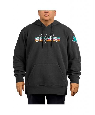 Men's Black San Antonio Spurs 2021/22 City Edition Big and Tall Pullover Hoodie $33.00 Sweatshirt