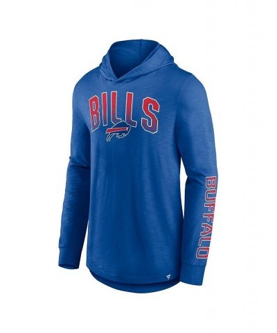 Men's Branded Royal Buffalo Bills Front Runner Pullover Hoodie $22.96 Sweatshirt