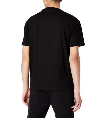 Men's Embroidered Metallic Icon T-Shirt Black $28.70 T-Shirts