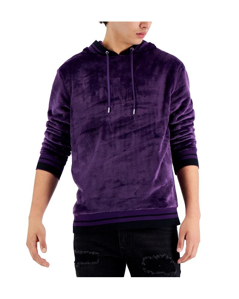 I.N.C. International Concepts Men's Regular-Fit Ribbed Velour Hoodie PD08 $13.09 Sweatshirt