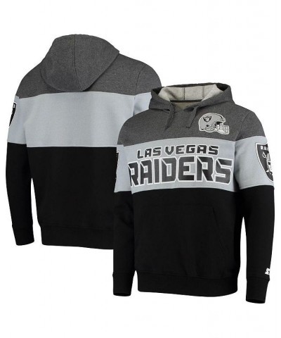 Men's Heathered Gray, Silver Las Vegas Raiders Extreme Fireballer Pullover Hoodie Gray, Silver $30.36 Sweatshirt