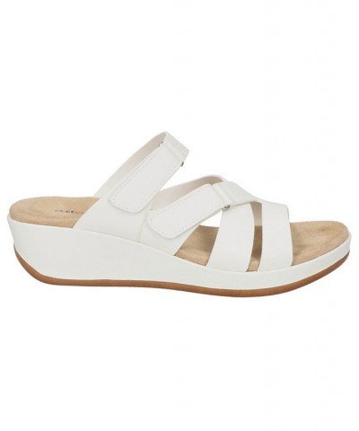 Women's Koda Wedge Sandals White $33.60 Shoes