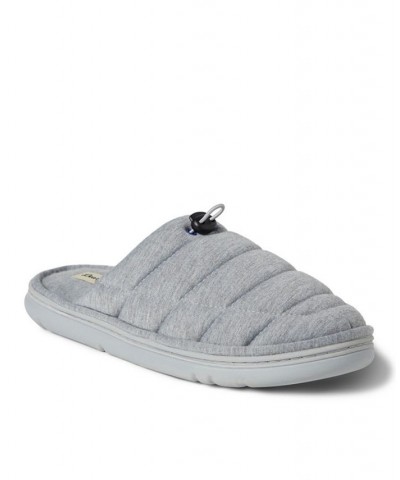 Men's Austin Quilted Sweatshirt Scuff Slippers Gray $25.38 Shoes