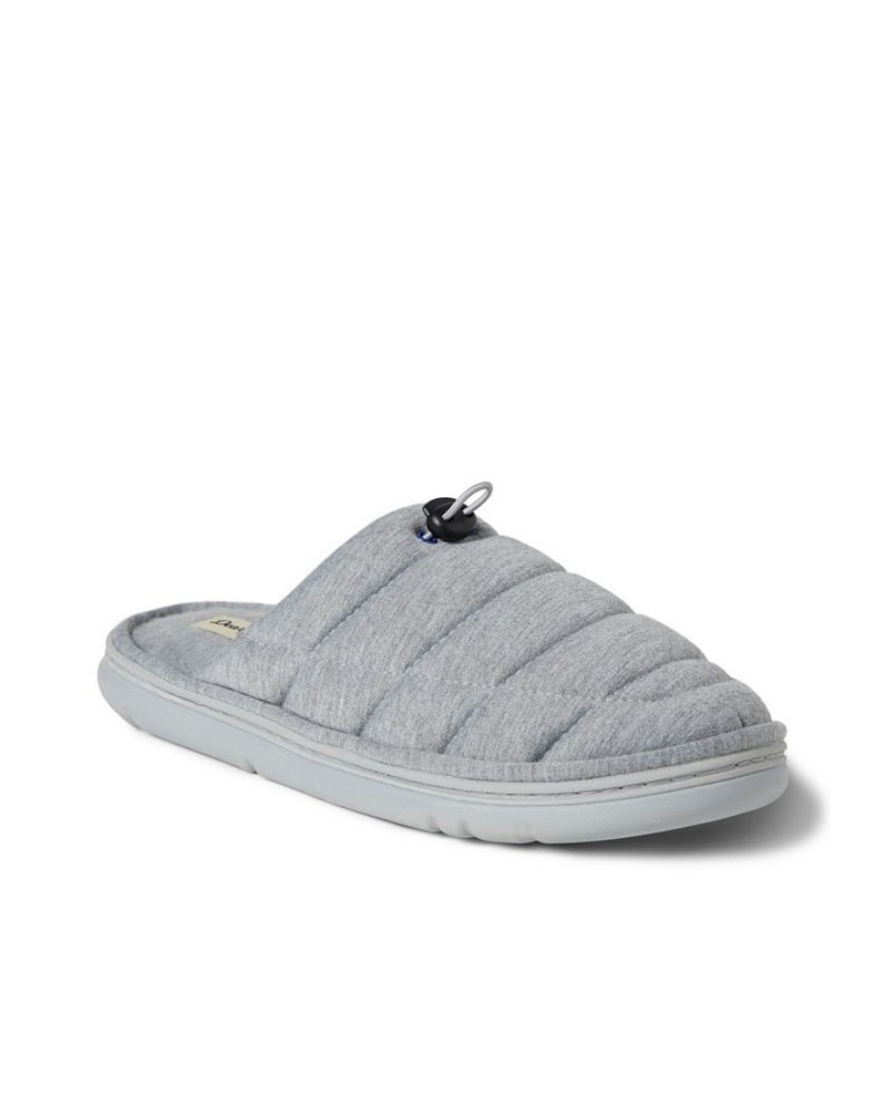 Men's Austin Quilted Sweatshirt Scuff Slippers Gray $25.38 Shoes