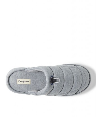 Men's Austin Quilted Sweatshirt Scuff Slippers Gray $25.38 Shoes