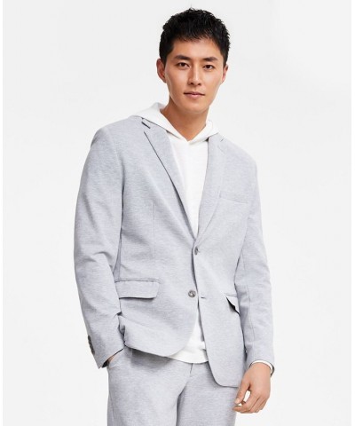 Men's Modern Knit Suit Jacket Gray $27.06 Blazers