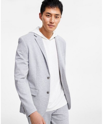 Men's Modern Knit Suit Jacket Gray $27.06 Blazers