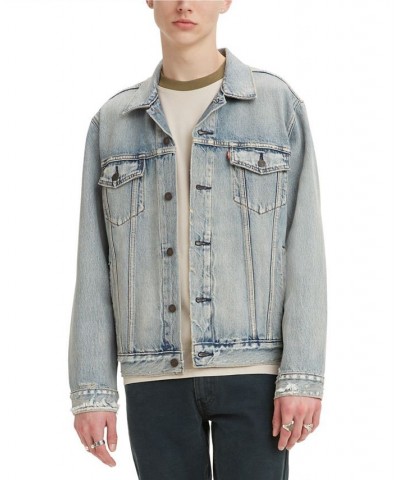 Men's Denim Trucker Jacket Still Water Dx $45.89 Jackets