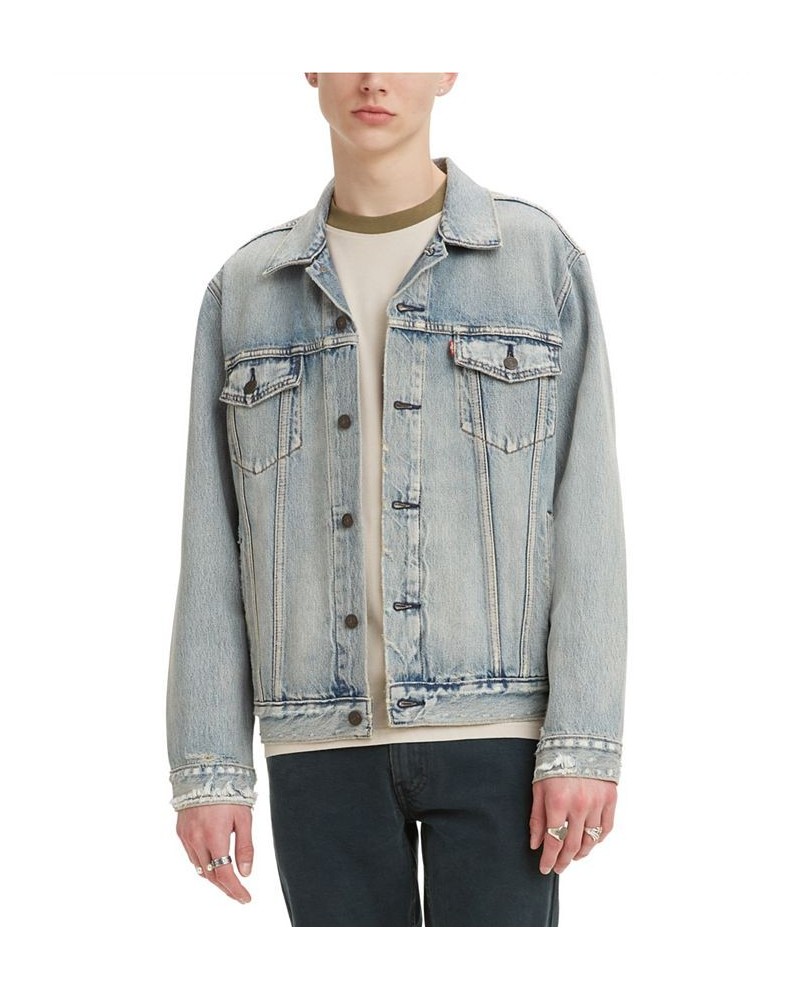 Men's Denim Trucker Jacket Still Water Dx $45.89 Jackets