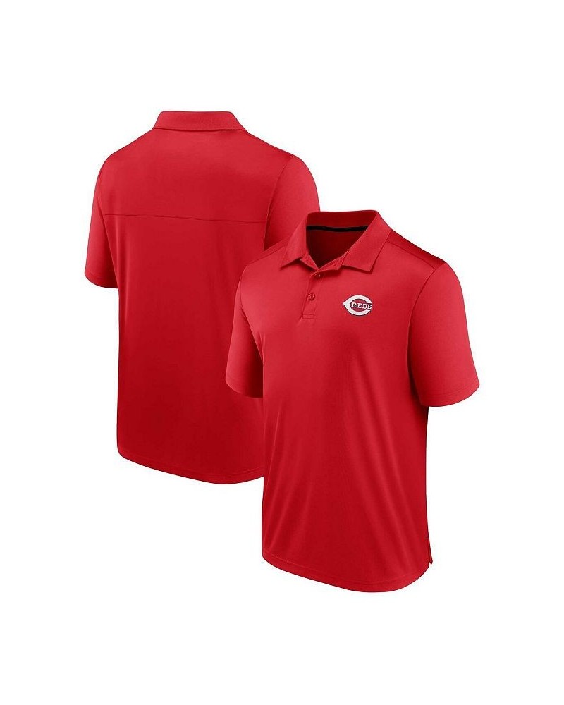 Men's Branded Red Cincinnati Reds Hands Down Polo Shirt $34.79 Polo Shirts