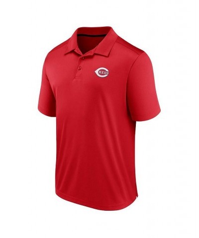 Men's Branded Red Cincinnati Reds Hands Down Polo Shirt $34.79 Polo Shirts