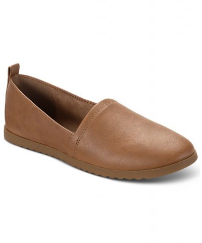 Women's Nolaa Round-Toe Slip-On Flats PD04 $32.13 Shoes