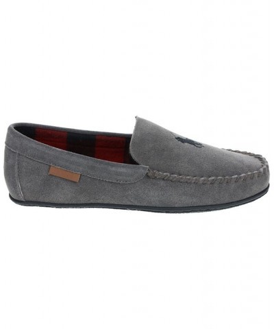 Men's Collins Genuine Suede Moc Slipper Gray $36.90 Shoes