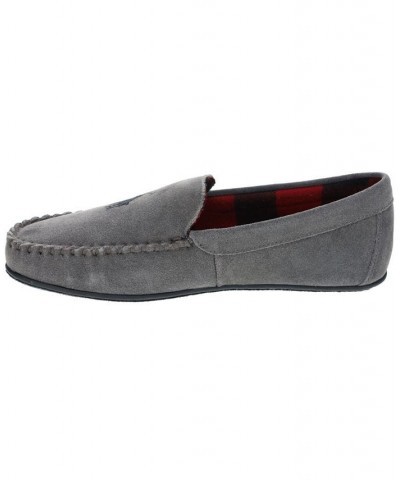 Men's Collins Genuine Suede Moc Slipper Gray $36.90 Shoes