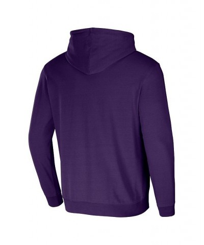 Men's NFL x Darius Rucker Collection by Purple Baltimore Ravens Washed Pullover Hoodie $33.14 Sweatshirt