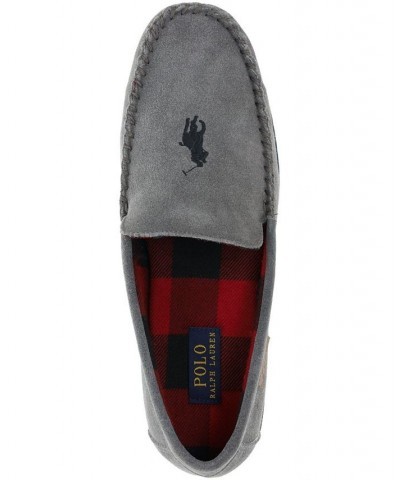 Men's Collins Genuine Suede Moc Slipper Gray $36.90 Shoes