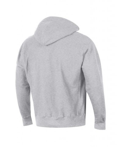 Men's Gray Delaware State Hornets Tall Arch Pullover Hoodie $35.77 Sweatshirt