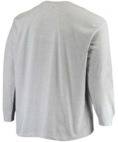 Men's Big and Tall Heathered Gray Arizona Cardinals Practice Long Sleeve T-shirt $28.49 T-Shirts