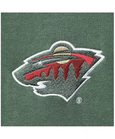 Men's Green, Red Minnesota Wild Playoffs Color Block Full-Zip Hoodie $38.49 Sweatshirt