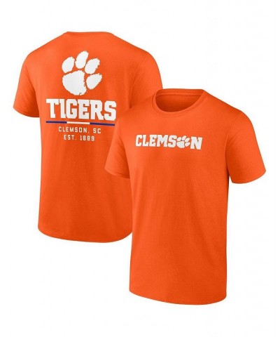 Men's Branded Orange Clemson Tigers Game Day 2-Hit T-shirt $16.00 T-Shirts