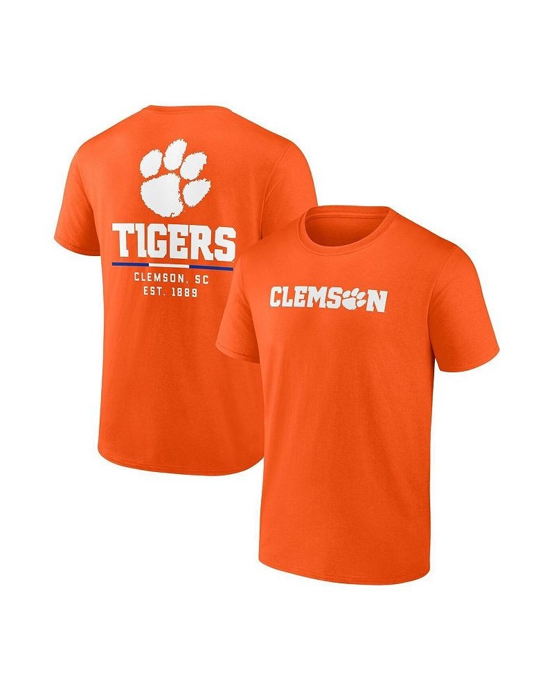 Men's Branded Orange Clemson Tigers Game Day 2-Hit T-shirt $16.00 T-Shirts