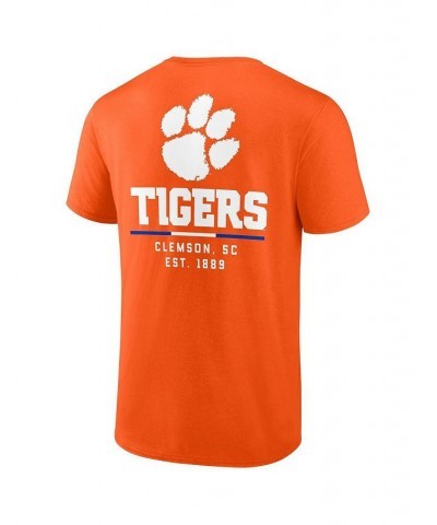 Men's Branded Orange Clemson Tigers Game Day 2-Hit T-shirt $16.00 T-Shirts