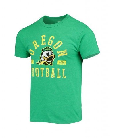 Men's Heathered Green Oregon Ducks Football Focus Victory Falls Tri-Blend T-shirt $21.60 T-Shirts