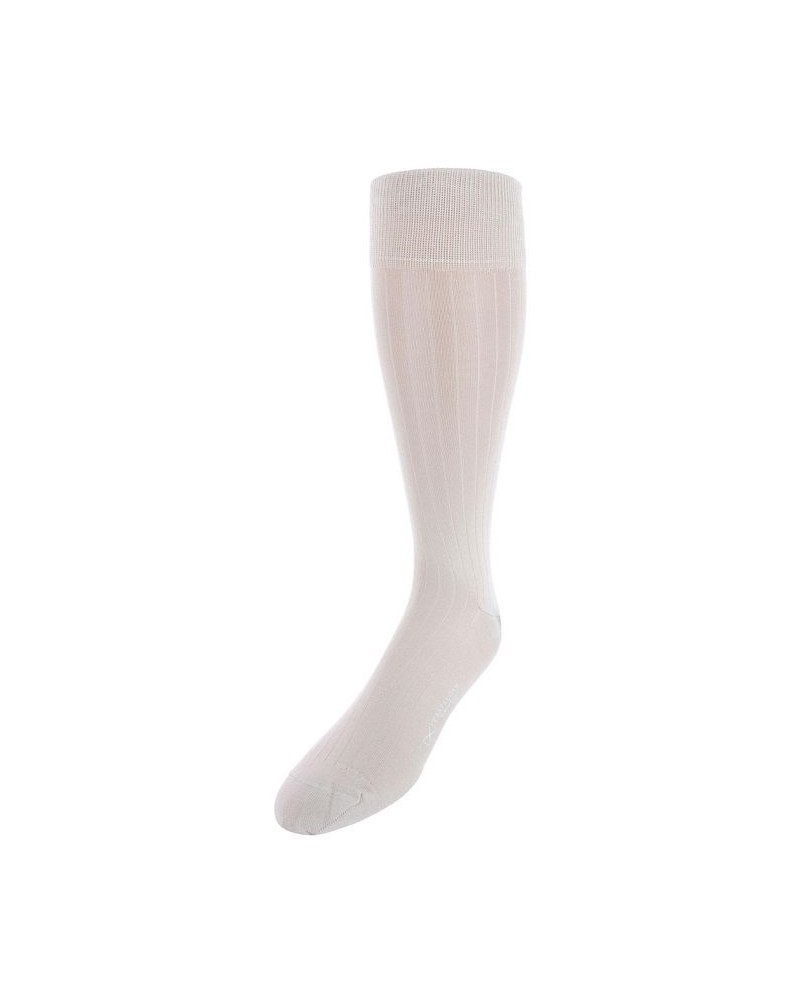 Jasper Mercerized Cotton Ribbed Mid-Calf Solid Color Socks PD09 $16.92 Socks