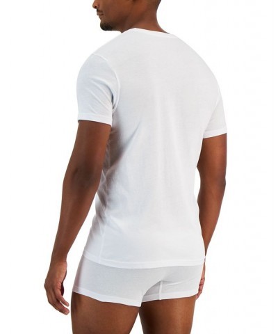 Men's 4-Pk. Classic-Fit Solid Cotton T-Shirts White $12.96 Undershirt