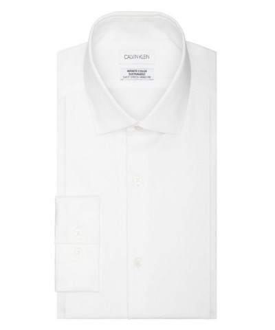 Men's Infinite Color Sustainable Slim Fit Dress Shirt White $26.28 Dress Shirts