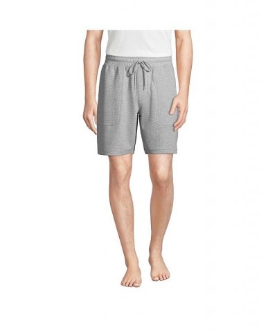 Men's Big Waffle Pajama Shorts Gray heather $27.28 Pajama