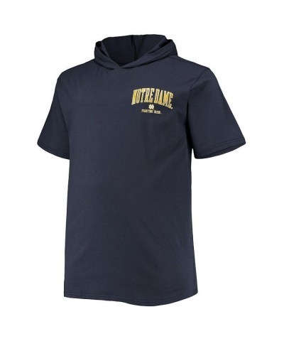 Men's Navy Notre Dame Fighting Irish Big and Tall Team Hoodie T-shirt $22.00 T-Shirts